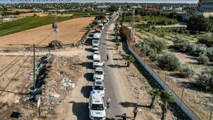 Convoi-Aide humanitaire-Bande de Gaza-Égypte-Otages