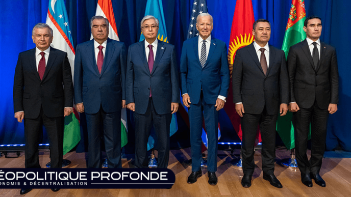 Joe Biden entouré des dirigeants des républiques d'Asie centrale lors de la 78e session de l'Assemblée générale des Nations Unies.