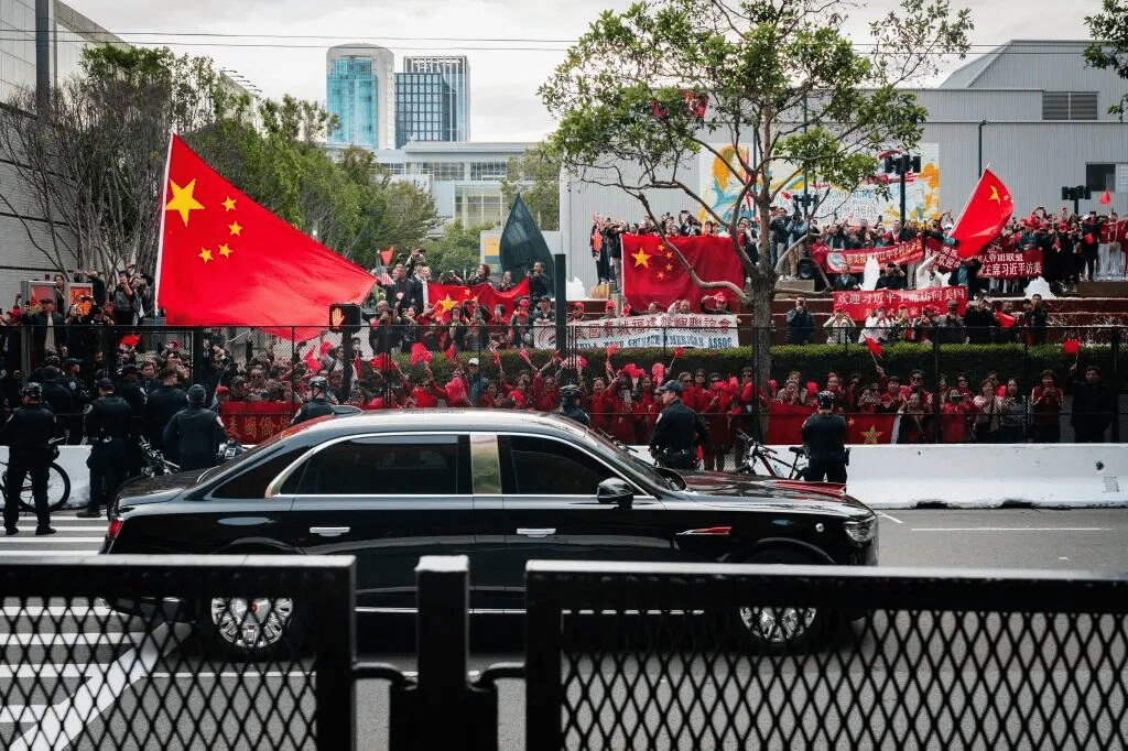 Cortège du président chinois Xi Jinping- Californie- Novembre 2023 