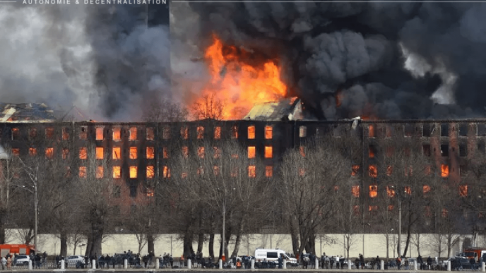 Une explosion d'origine inconnue a secoué l'une des plus grandes usines de fabrication de munitions de Russie, selon un responsable russe.