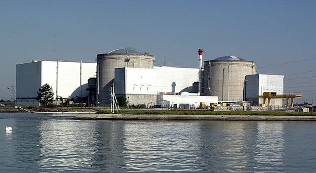 Centrale nucléaire de Fessenheim, Haut-Rhin, Alsace, France