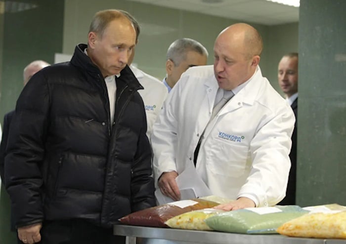 Evgeny Prigozhin chef de Wagner- Vladimir Poutine