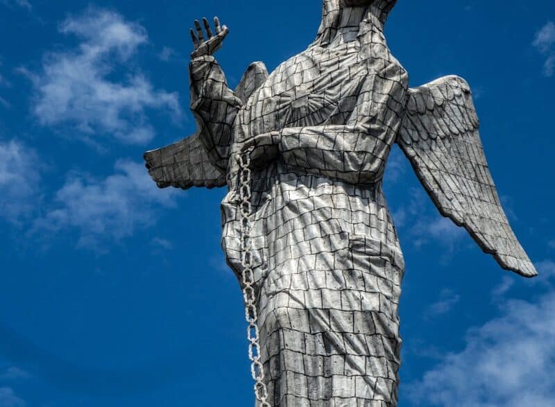 angel statue under blue sky during daytime